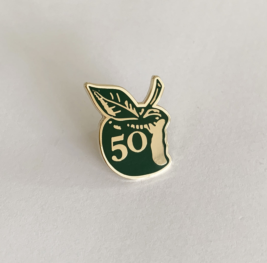 Virago 50th Pin